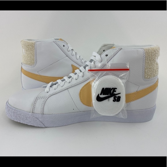 Nike SB Blazer Mid Premium Sneakers Core Gold - Picture 12 of 12